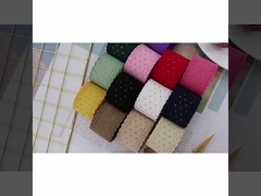 5 boyutu iplik dantel sıcak damgalama nokta kurdele kurdele 38mm yay DIY el yapımı aksesuarlar şeker paketleme