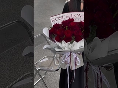 Polyamine su geçirmez buket kağıdı ayna sanat kağıdı çiçek ambalaj kağıdı