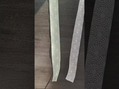 2.5cm Çinli geleneksel desen balık ölçeği desen kurdele çiçek ambalajı hatıra dekorasyon mat