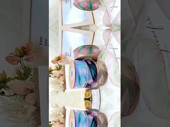 Yeni Online Kore Çizgi Tulip Kar İpek Çizgi Çiçek Paketleme Saç Aksesuarları Yay Giyim Çizgi