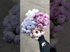 27 başlı yapay çiçek buketi, Lafite, yapay çiçek düğün buketi, ev dekorasyonu