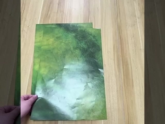 Mürekkep yıkama kağıdı çiçek buketi, Küçük Prens dekoratif ambalaj kağıdı, düz taş dokusu kâğıdı