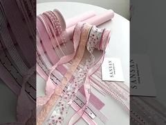 Rizhao Bal Serisi Şerit Çiçek Buket Dekorasyon yüzer El yapımı çiçekli DIY Hediye Paketleme kayışları