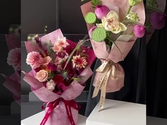 Bambu Kelebek Antik Tarzı DIY Çiçek Arrangement Çiçek Paketleme Kağıdı