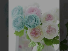 Simüle şakayık, yapay çiçek, nilüfer, okyanus şakayığı, tek başlı ipek çiçek, düğün yapay çiçek