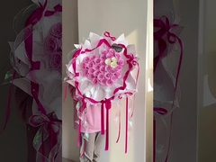 Mat sabah sisli su geçirmez çiçekli çiçekli ambalaj kağıdı