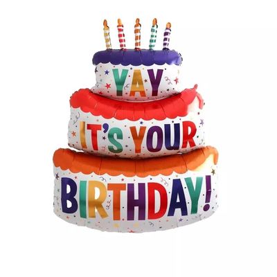 satın al Kek Teması Alüminyum Folyo Balonlar Doğum Günü Partisi Dekorasyonu İçin Çocuk Oyuncakları Çevrimiçi üretim