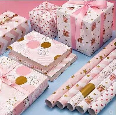 satın al Arkadaş için 50cm * 70cm Mat Hediye Paketi Kağıt Rulosu online manufacture