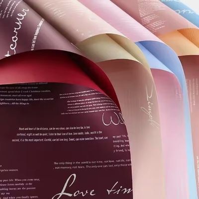 satın al Su geçirmez buket kağıdı şeffaf çiçek sarma kağıdı Çevrimiçi üretim