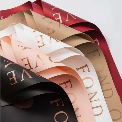 İyi bir fiyat. 50g Love Bronzing Suya dayanıklı doku kağıdı özel buket sarma ve ambalaj için çevrimiçi