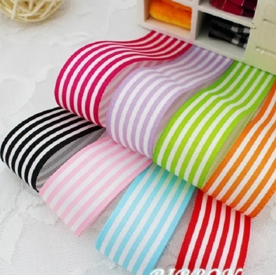 satın al Dekorasyon Çizgi Grosgrain Kurdele Basılı Hediye Sargı Kurdele Bayram Dekorasyonları için online manufacture