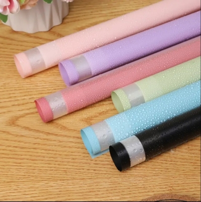 satın al Basit Moda Tarzı Şeffaf Çiçek Sarma Kağıdı Renk Çerçeve Çiçek Kağıdı Çiçekçi Ambalaj Malzemeleri Toptan online manufacture
