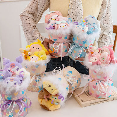 satın al 20x35cm Kuromi Plüş Bebek Çiçek Buketi Sevgililer Günü Mezunlar Günü Çocuklar Günü Çoklu Renkli Çevrimiçi üretim