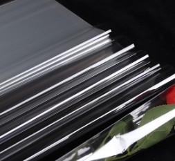 satın al Kalın şeffaf su geçirmez cam kağıt çiçek ambalaj kağıdı online manufacture