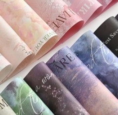 İyi bir fiyat. Yüksek kaliteli internet ünlüsü yağlı resim kağıdı sanat kağıdı çiçek ambalaj kağıdı çevrimiçi