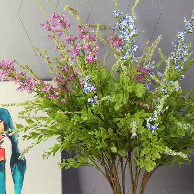 satın al Yapay Salvia Otları Küçük Vahşi Çiçekler İpek Salye Çiçeklerle Gelin Buketi Doldurucu Düğün İç Dekorasyon Bitkileri Çevrimiçi üretim