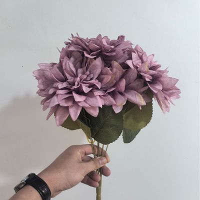 satın al Dahlia ipek çiçeği çekim aletleri, düğün salonu masa dekorasyonu Çevrimiçi üretim