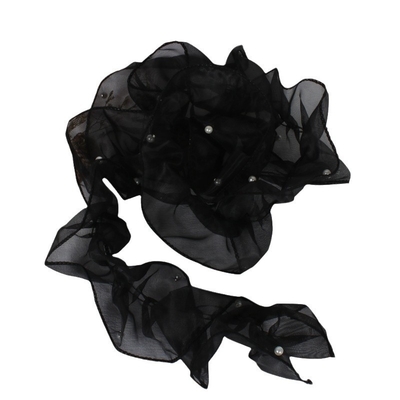 satın al 12 cm inci inci organza yumuşak kavis kenar ayna kenarlık kurdele ağ çiçek gül çiçek aksesuar giyim ağız online manufacture