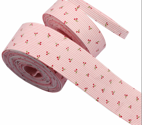 satın al Kiraz çizgili kurdele, preslenmiş kumaş şeridi, dokuma kemeri, yay kravatı, hayvan tasması, tasma, hediye ambalajı, kumaş kurdele online manufacture