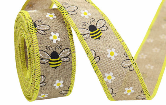 satın al Sınır ötesi Güneşböceği arıları paragraf Arı Festivali polka nokta çizgili dalgalı kurdele zip bant Çevrimiçi üretim