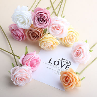 satın al Sınır ötesi simülasyon yapay simülasyon gül tek dallı gül çiçeği yapay çiçek ipek çiçeği ev dekorasyonu çiçeği Çevrimiçi üretim