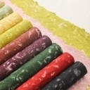 satın al Sevgililer Günü Katı Renkli İki Renkli Petal El Yırtma Dongba Kağıt Çiçek Paket Kağıt online manufacture