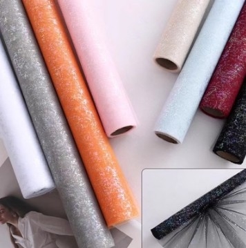satın al Parlak kaya şeker gazesi su geçirmez çiçekli çiçekli ambalaj kağıdı online manufacture
