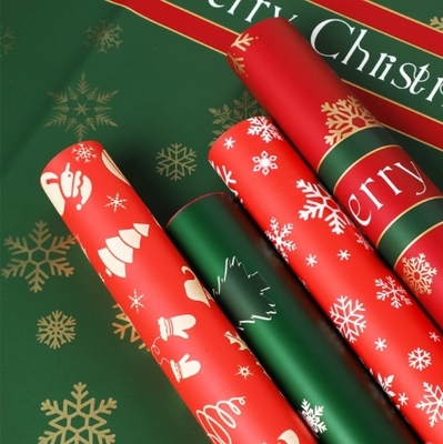 satın al Noel çiçeği ambalaj kağıdı, Noel arifesinde elma buketi ambalaj kağıdı, su geçirmez kar tanesi selofan, Ouya kağıdı hediyeler online manufacture