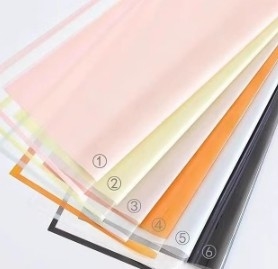 satın al Su Buzu Ay Basit Çerçeve OPP Su geçirmez Çiçekli Çiçekli Paket Kağıdı online manufacture