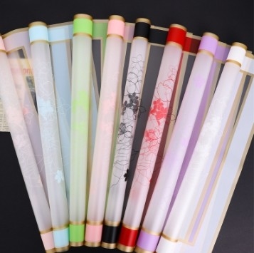 satın al Su geçirmez çiçekli çiçek ambalaj kağıdı Çiçekçi ambalajı BOPP buket Rose Space için ambalaj kağıdı online manufacture