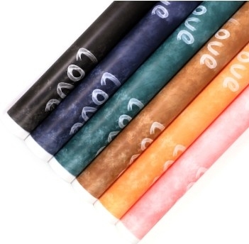 satın al Nuosha Kağıdı Sevgi İzsiz Su geçirmez Çiçekli Çiçekli Paket Kağıdı online manufacture