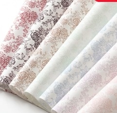 satın al Çiçekçi Sarma Buket Paket Kağıdı 3D Pamuk Anahtar Kağıdı Yıldız Nehri Gül Aşk Çiçek Paket Kağıdı online manufacture