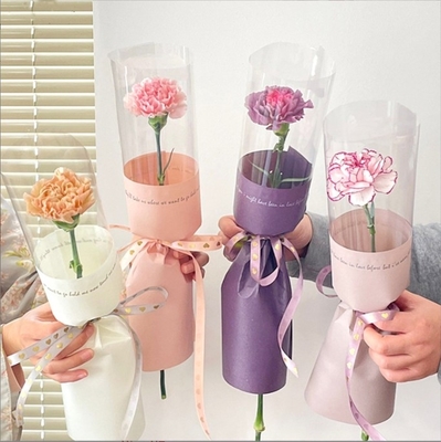 satın al Tanrıça tek küçük buket ambalaj şeffaf opp su geçirmez film sarılmış çiçek kağıdı DIY malzeme çiçekçi online manufacture