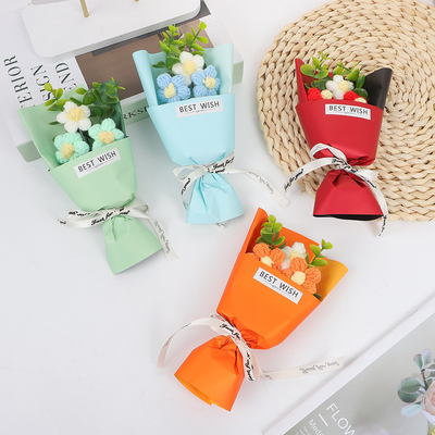 İyi bir fiyat. 520 Sevgililer Günü İns Mini Taklit Tricked Yün Puff Çiçek Sevgilisinin Doğum Günü Arkadaşı için Hediye çevrimiçi