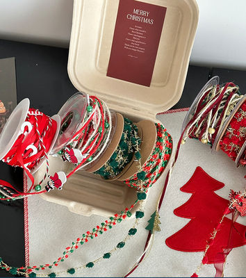 satın al Kendin Yap Çiçek Malzemeleri Yeşil 1cm/5m Noel Dokuma Kurdela Dekorasyon ve Hediye Kutuları İçin Çevrimiçi üretim