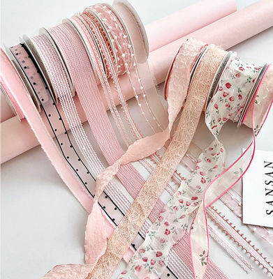 satın al Rizhao Bal Serisi Kurdele Çiçek Buketi Dekorasyon Şamandıra El Yapımı Çiçek DIY Hediye Paketleme Kayışları Polyester Malzeme Renk Haslığı Çevrimiçi üretim