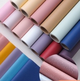 satın al Çiçekçi ambalajı ve buket ambalajı için katı renkli çiçekli çiçek ambalajı kağıdı Nakliye süresi 30-45 gün online manufacture