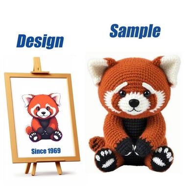 satın al Dikişli Oyuncak Dolu Plüşler Özel Plüş Tatlı Amigurumi Panda Dolu Plüş Vahşi Hayvan Oyuncakları Panda Dikiş Plüş Bebek Çevrimiçi üretim