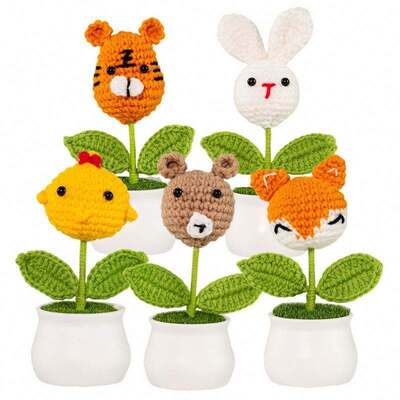 satın al Sevimli Tığ Işi Doldurulmuş Hayvan Yumuşak Bebekler Sevimli Karikatür Amigurumi Oyuncaklar DIY Dikiş ve Dokuma Oyuncaklar Toysrunner Her Yaştan Çevrimiçi üretim