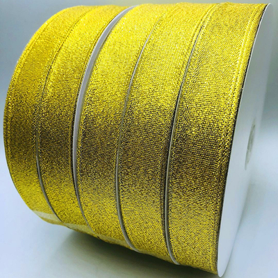 satın al Simli Metalik Hediye Paketi Kurdele Çok Renkli Özel Boyut 12mm Saten Kurdele online manufacture