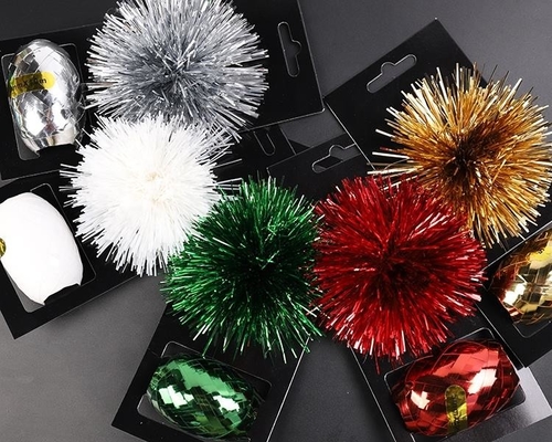 satın al 100% Polyester Kıvırcık Yıldız Yay Hediye Paketi Kurdele Seti Doğum Günü Dekorasyonu İçin 0.5cm online manufacture