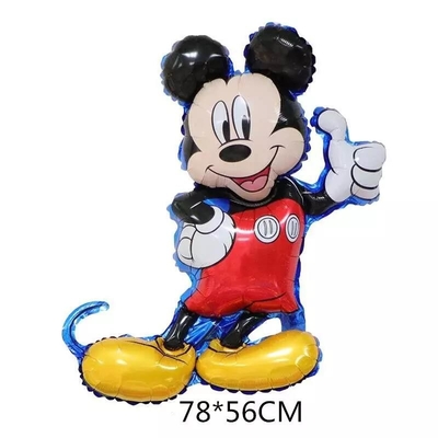 İyi bir fiyat. 18 inç Düz renk Minnie kafa balon doğum günü partisi dekorasyon düzenlemesi karikatür Mickey Mouse folyo balon çevrimiçi