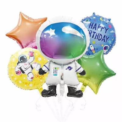 İyi bir fiyat. Dış Uzay Tema Roket Astronot Uzay Adamı Folyo Balonlar Dekorasyon İçin Globos Seti çevrimiçi
