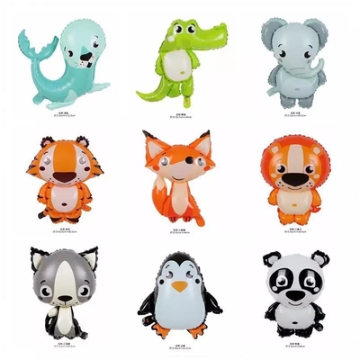 İyi bir fiyat. Toptan Yeni Karikatür Hayvan Serisi Balon Deniz Aslanı Tilki Penguen Panda Deniz Yaşamı Hayvan Teması Doğum Günü Partisi Dekorasyonu çevrimiçi
