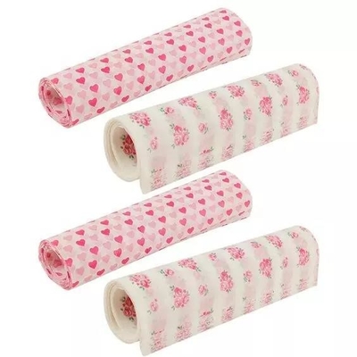 İyi bir fiyat. Pembe Hediye Doku Kağıdı Kraft Ambalaj Kağıdı Ruloları Suya Dayanıklı Özel Logo Baskılı çevrimiçi