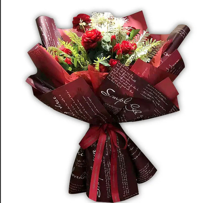 İyi bir fiyat. Hediye Paketleme için Letter Design Çiçekçi Ambalaj Kağıdı 58x58 çevrimiçi
