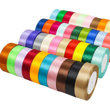 İyi bir fiyat. Çiçek Paketleme Tatil Hediye Kutusu Şerit için Hediye Paketleme Polyester Saten Kurdele çevrimiçi