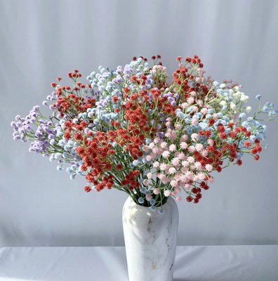 İyi bir fiyat. Babysbreath Dekoratif Yapay Çiçekler Düğün Ev Partisi Dekorasyonu çevrimiçi