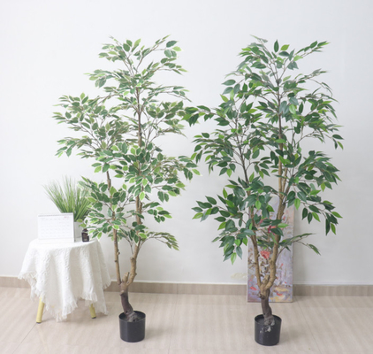 İyi bir fiyat. Bonsai Sahte Şube Banyan Microcarpa Yeşil Yaprak Plastik Yapay Ficus Ağacı Dış Mekan çevrimiçi