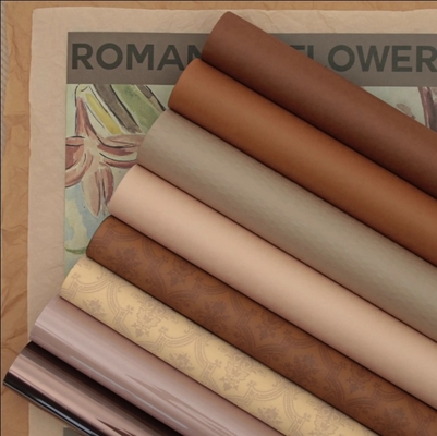 İyi bir fiyat. 58CM * 58CM Çiçekçi DIY Çiçek Sarma için Özel Maillard Serisi Sarma Kağıdı çevrimiçi